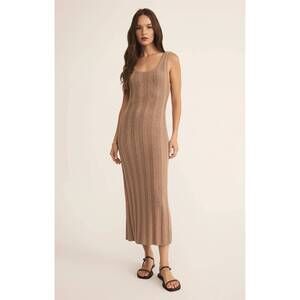 NEW Z SUPPLY corsica dress in iced coffee